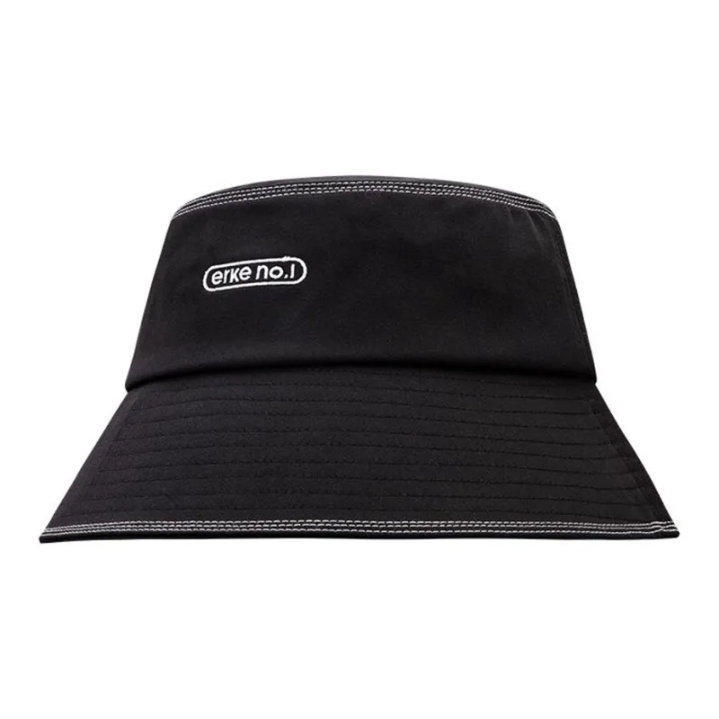 Erke Bucket Hats Unisex Jet Black-0