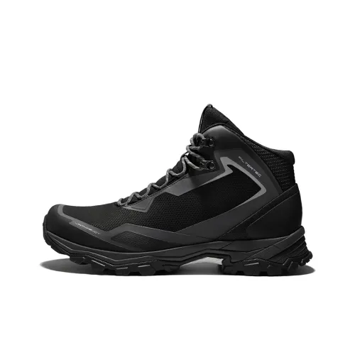 KAILAS Outdoor Shoes Men Mid-Top Jet Black