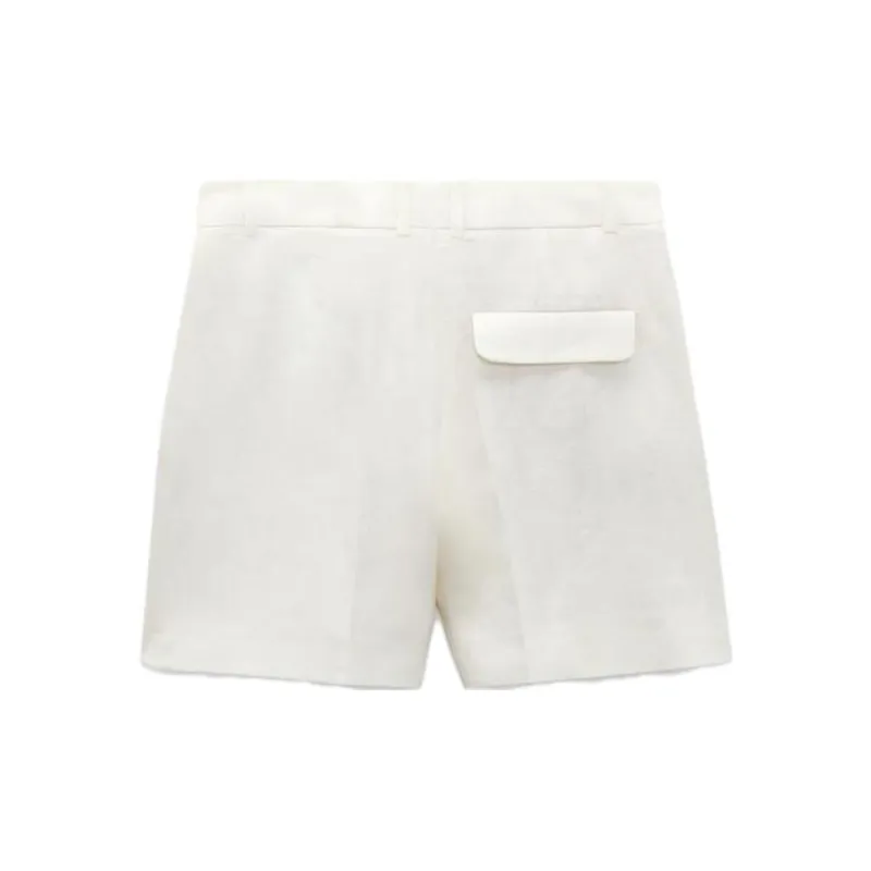 ZARA Casual Shorts Women's White-1