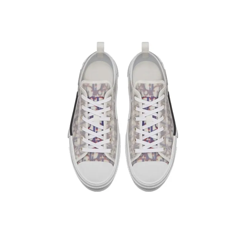 DIOR B23 Low Top Red Blue Oblique-4