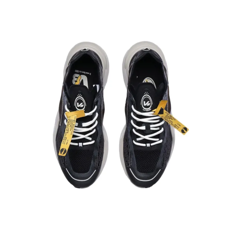 PFW X LiNing V8 1.5 Men's Running Shoes - Black/Gray-3