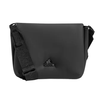 Adidas Polyurethane Messenger Bag Crossbody Bag Shoulder Bag Unisex Black