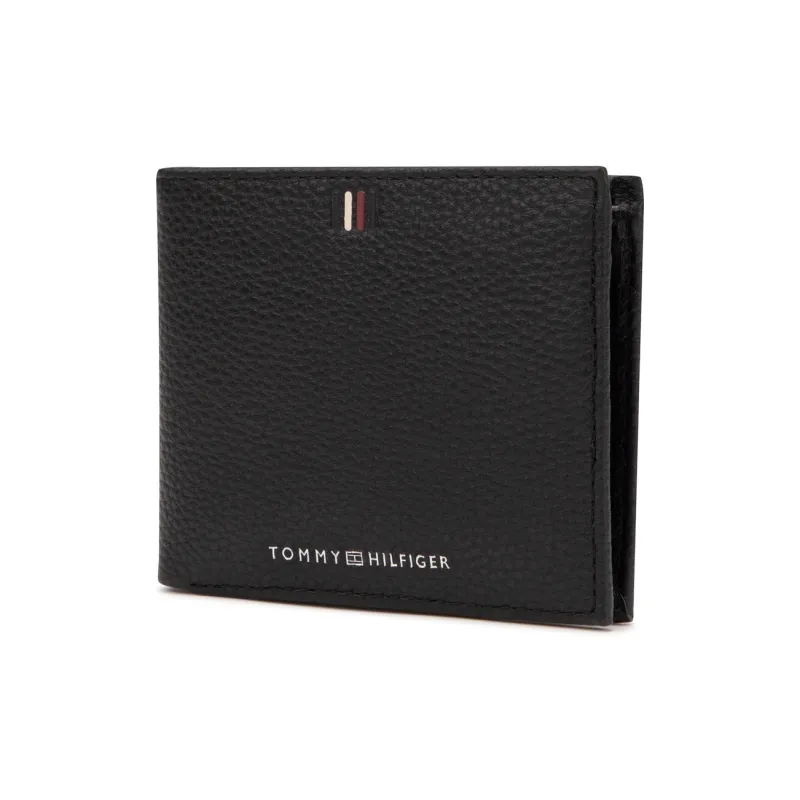 Tommy Hilfiger Cow Leather Wallet Regular Men's Black-1