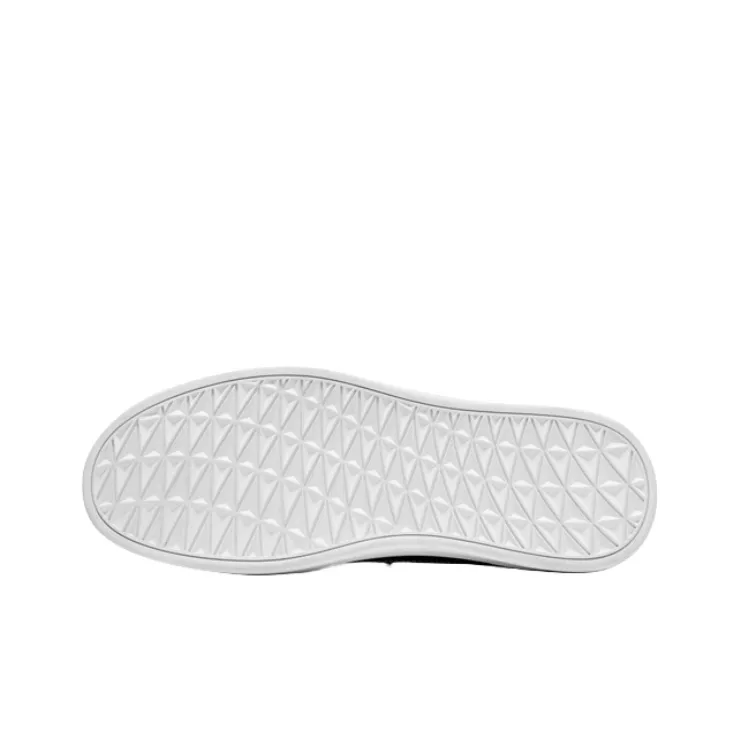 Rich Birds Anti Slip Wear Resistant Low Top Skateboard Shoes Men's Black-4