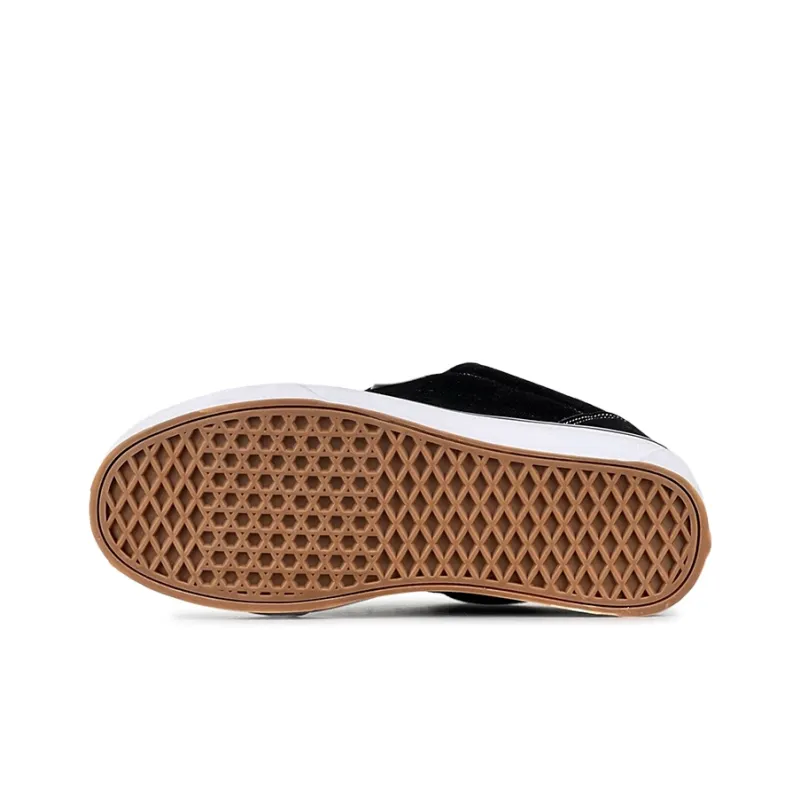 VFDF Anti Slip And Wear Resistant Breathable Low Top Skateboard Shoes Unisex Black White-5