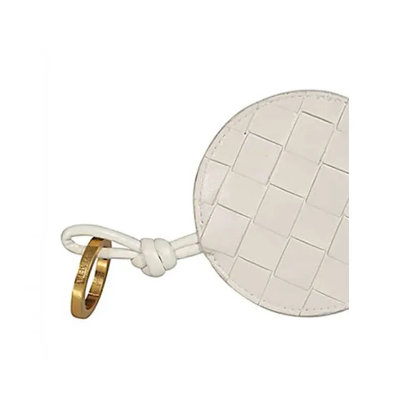 Bottega Veneta Leather Key Pouch Regular Women's White-4