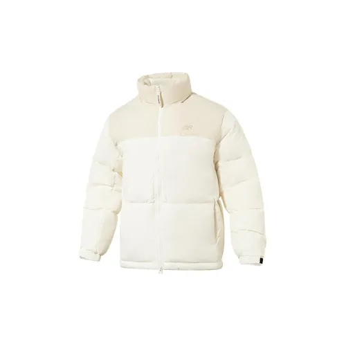 New Balance Winter Puffer Down Jackets Unisex White