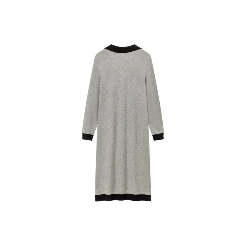 NO ONE ELSE Long Sleeved Dresses Women's Light Heather Gray-1