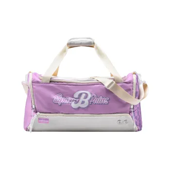 8atheist Sparenopains Collaboration Polyester Basketball Bag, Crossbody Bag, Handbag Large Size Unisex Beige Pink