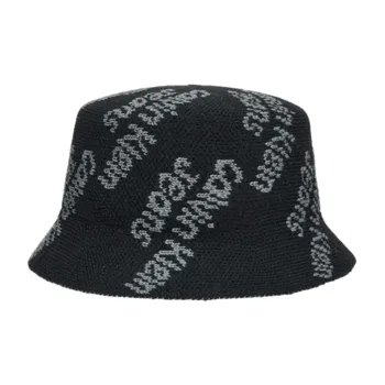 CALVIN KLEIN Blended Material Bucket Hats Men's Black