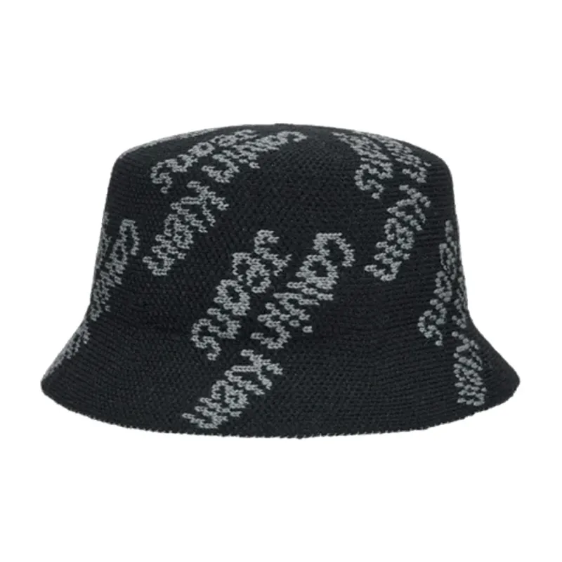 CALVIN KLEIN Blended Material Bucket Hats Men's Black-0