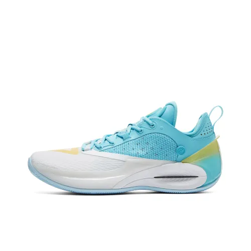 PEAK Wiggins AW2 Basketball Shoes Men Low-Top Pink/Blue