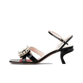 Roger Vivier One Strap Sandals Women's Black