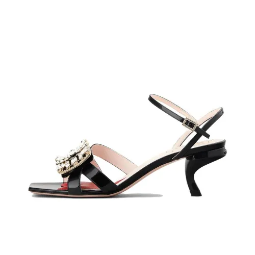 Roger Vivier One Strap Sandals Women's Black