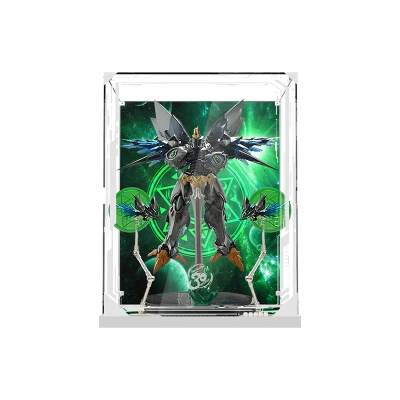 KGBOX Compatibility With CCS TOYS Iron Soul Super Robot Wars Sazabi Display Case Acrylic Model Accessories-3