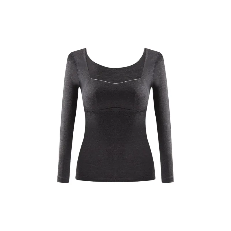 Sizhisha Thermal Tops Women's Gray-0