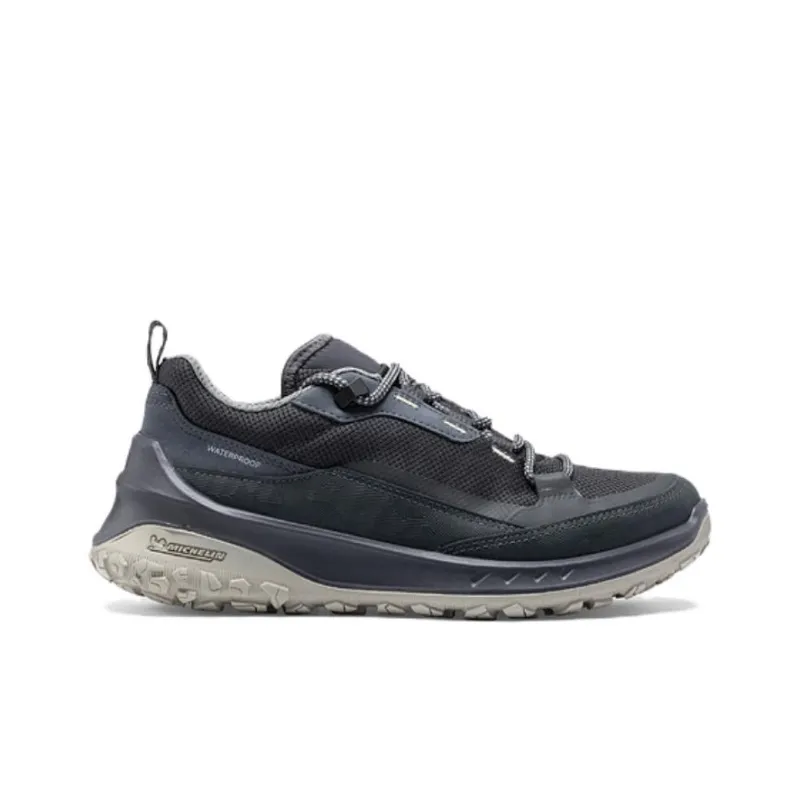 Ecco Cushioning Wear Resistant Low Top Outdoor Shoes Women's Gray-1