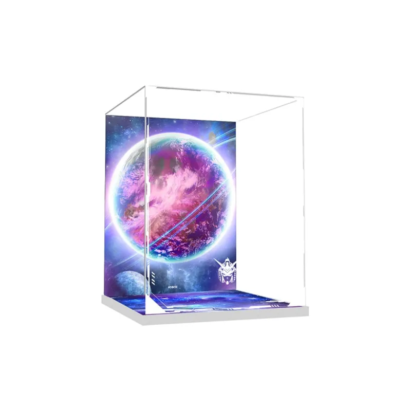 KGBOX For Bandai Gundam Freedom Gundam Bleach Hobby Model, Transparent Acrylic Display Case Model Accessories-3