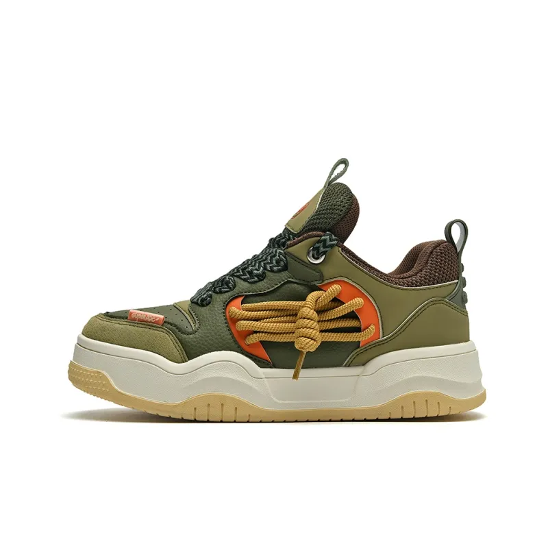 Isolated Manufacturing Coverage Wear-Resistant Breathable Slip-Resistant Low-Top Skateboard Shoes Unisex-5