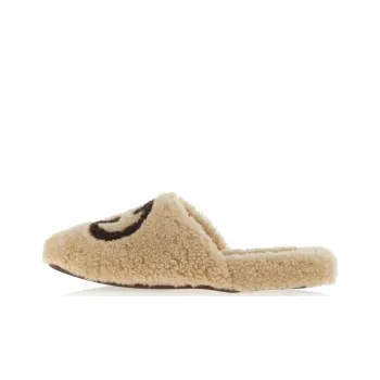 GUCCI Women's Faux Shearling Slipper 'Butterscotch' Women's