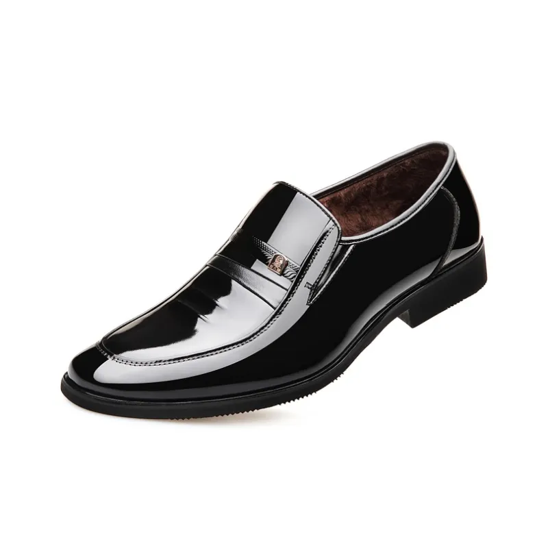 LAORENTOU Dress Shoes Men Low Top Black-7