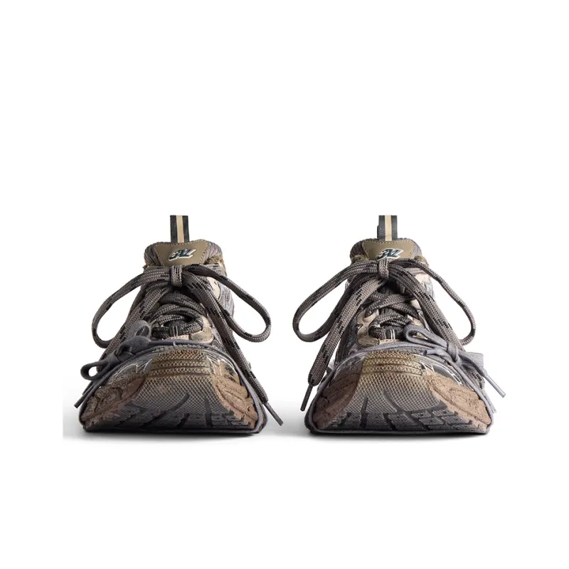Balenciaga 3XL Sneaker Worn Out Sneakers 'Brown Mesh And Polyurethane'-4