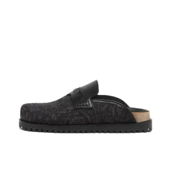 VERSACE Medusa Head-embellished Barocco-jacquard Mules
