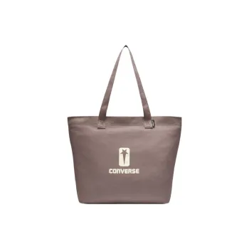 Converse DRKSHDW Collaboration Cotton Canvas Tote Bag Shopping Bag Canvas Bag Handbags Regular Unisex Dusty Gray