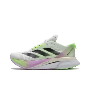 adidas Adizero Boston 12 White Green Spark Women's