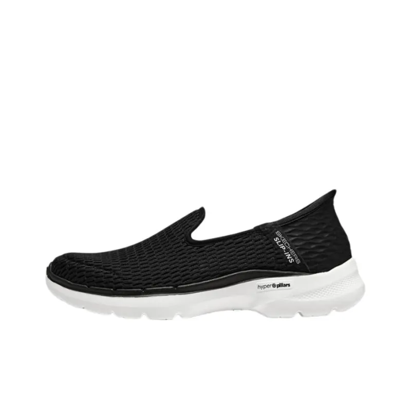 Skechers Go Walk 6 Shoes 'Black White' Women's-0