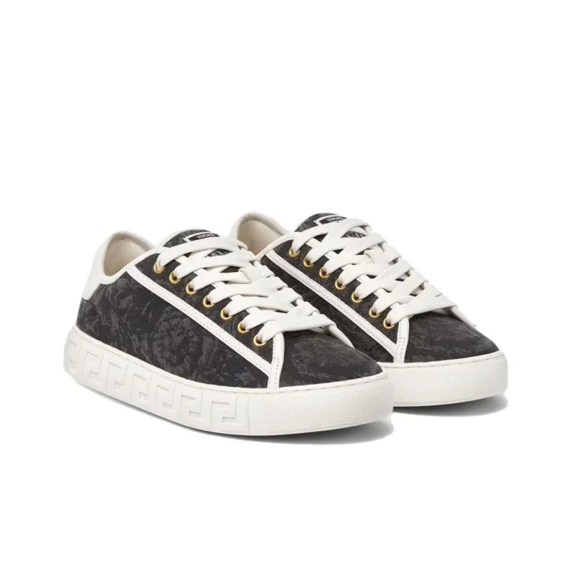 VERSACE Barocco Greca Jacquard Sneakers-2