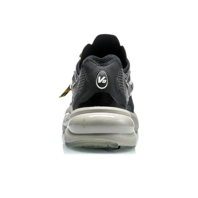 PFW X LiNing V8 1.5 Men's Running Shoes - Black/Gray-5