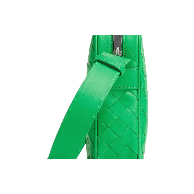 Bottega Veneta Cow Leather Cell Phone Pouch, Shoulder Bag, Crossbody Bag Regular Men's Parrot Green-4