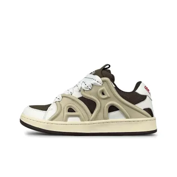 LuzaoT SUPER DRAG Low Top Skateboard Shoes Unisex Mocha