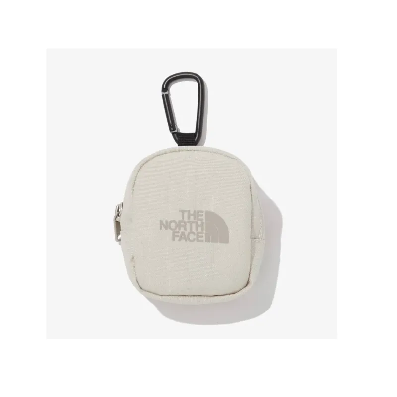 THE NORTH FACE Polyester Coin Purse Mini Unisex Cream-3