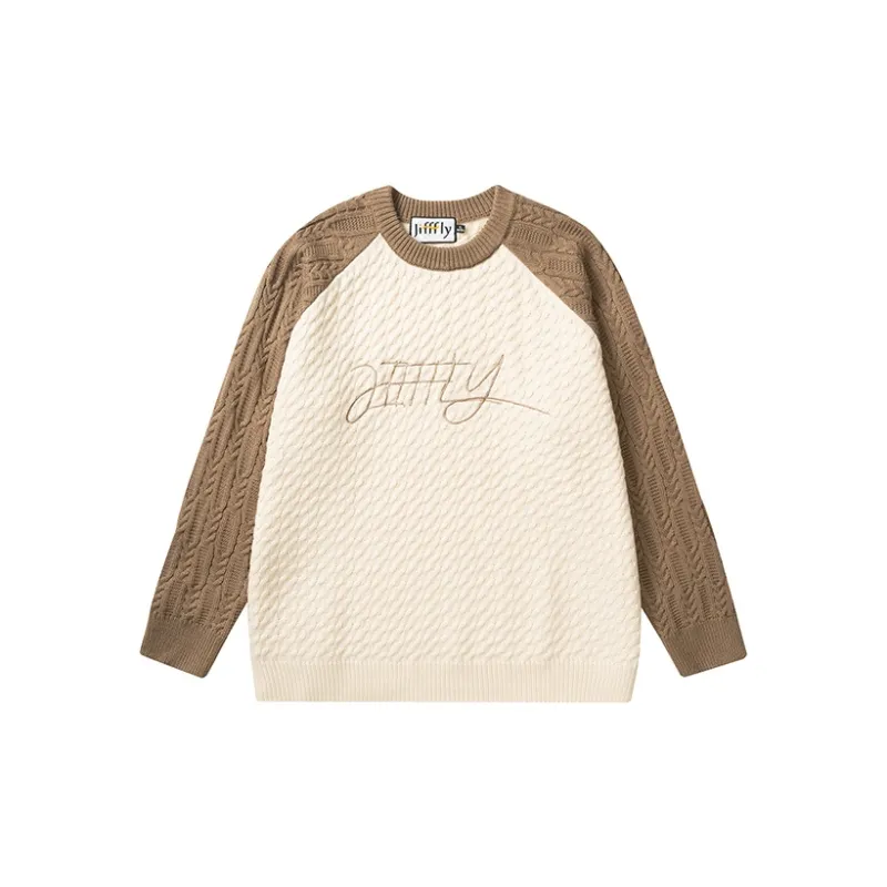 Jifffly Knitwear Unisex Apricot Coffee-4