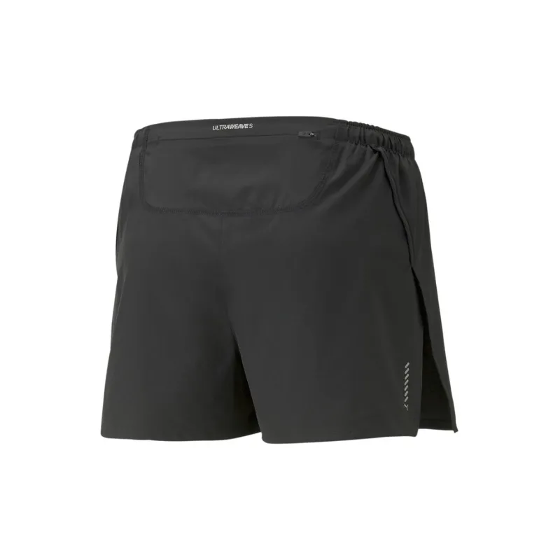 PUMA Run Ultraweave Split Short Sports Shorts Women's Black-1