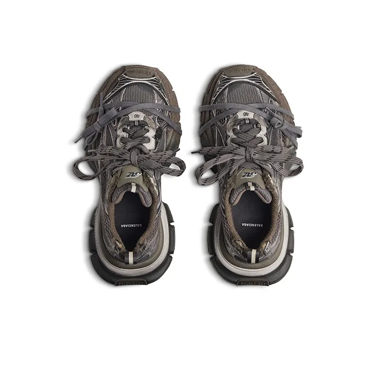 Balenciaga 3XL Sneaker Worn Out Sneakers 'Brown Mesh And Polyurethane'-3