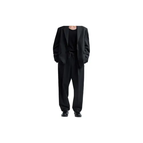 ZARA Suit Trousers Men Black