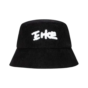 Erke Bucket Hats Unisex Jet Black