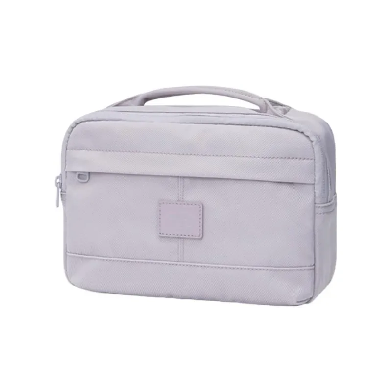 MYD Portable Cosmetics Storage Bag Travel Handbag Toiletry Bag Makeup Bag Women's Lavender-2