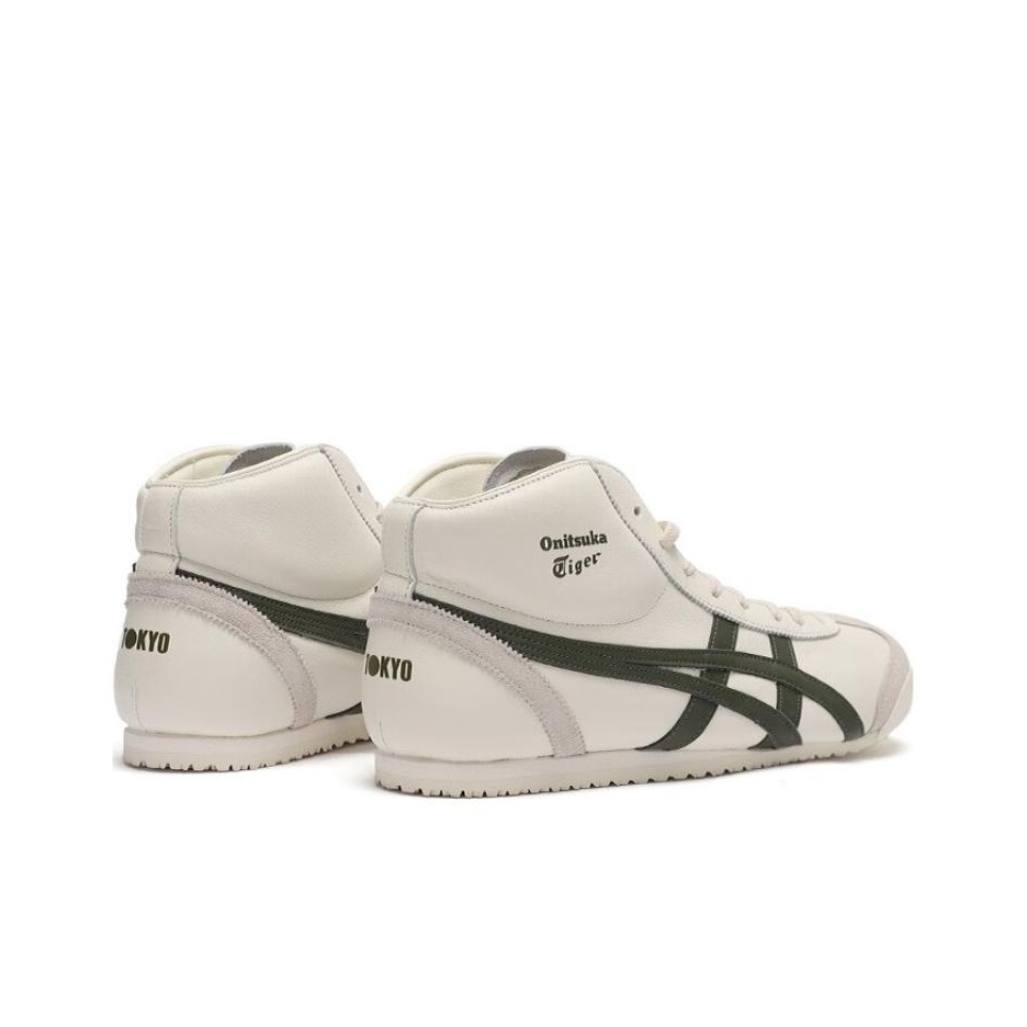 Onitsuka Tiger Mexico Mid Runner Cream Black US M 10 - Cheap