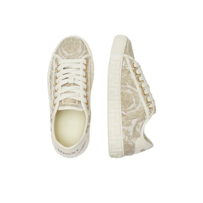 VERSACE Barocco Greca Jacquard Sneakers-3