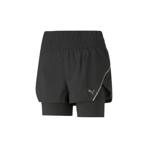 PUMA RUN 2IN1 Sports Shorts Women's Black