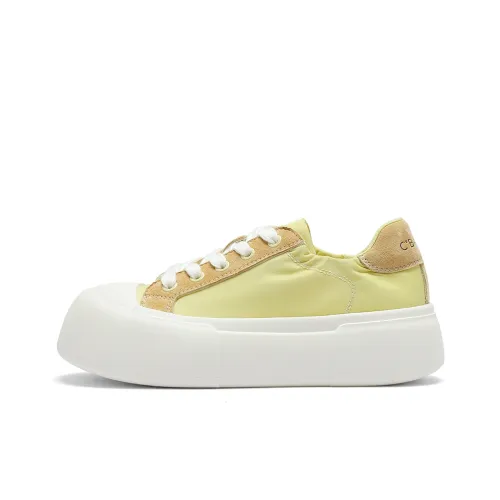 C°BANNER Casual Shoes Women's Low-Top Yellow