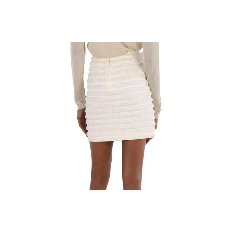 Burberry Casual Short Skirts Women's White-1