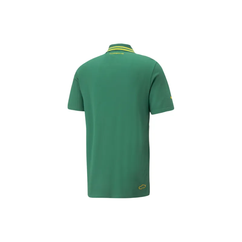 PUMA Porsche Legacy Polo Shirt Men's Green-1