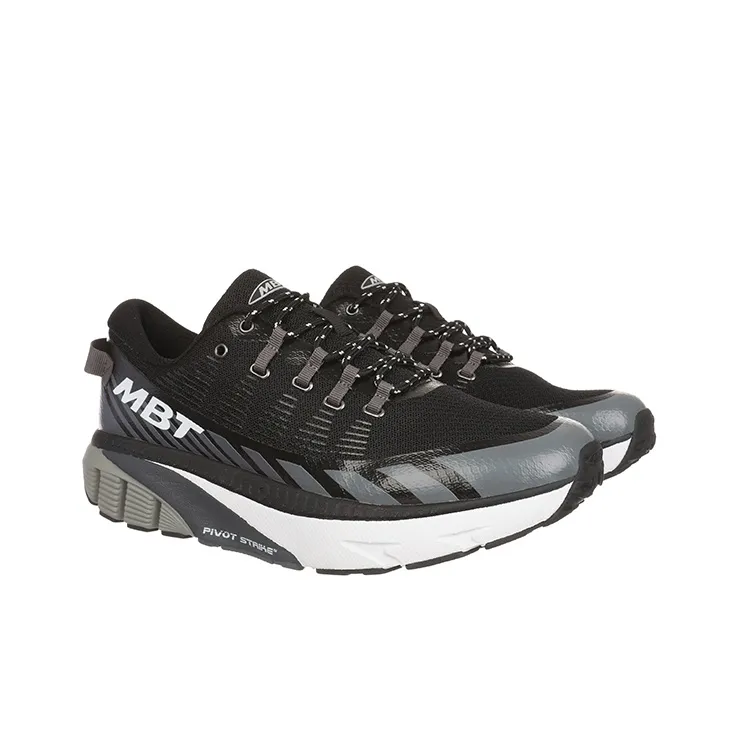 MBT Curved Sole Platform MTR 1500 TRAINER Low Top Running Shoes Men's Black-2