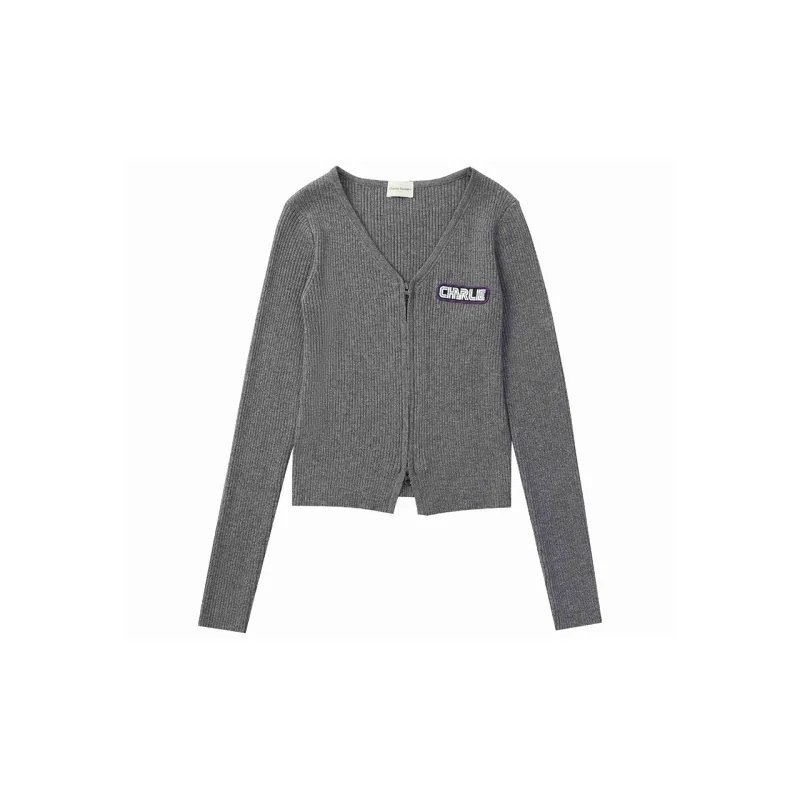 Charlie Luciano Knitwear Women's Dark Gray-1
