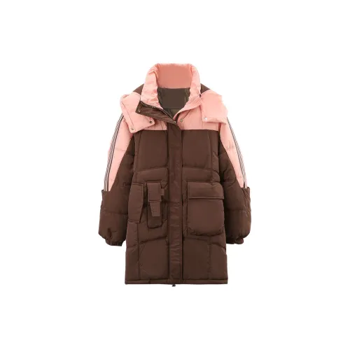 A paradise for awakening Puffer Jackets Women's Coffee